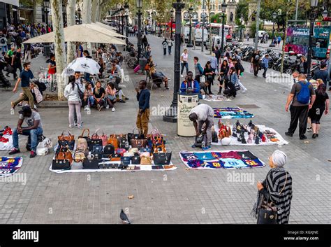 barcelona spain fake market.